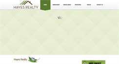 Desktop Screenshot of hayesrealtyservice.com