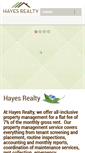 Mobile Screenshot of hayesrealtyservice.com